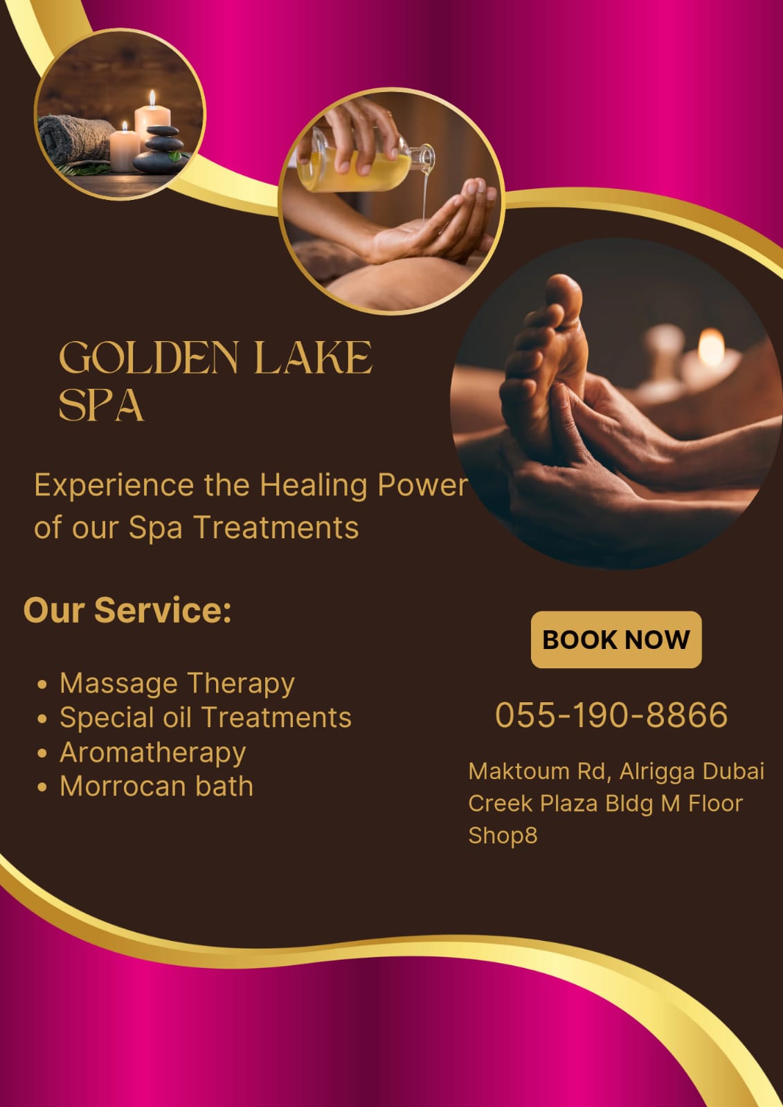 Golden Lake Spa Massage in Dubai