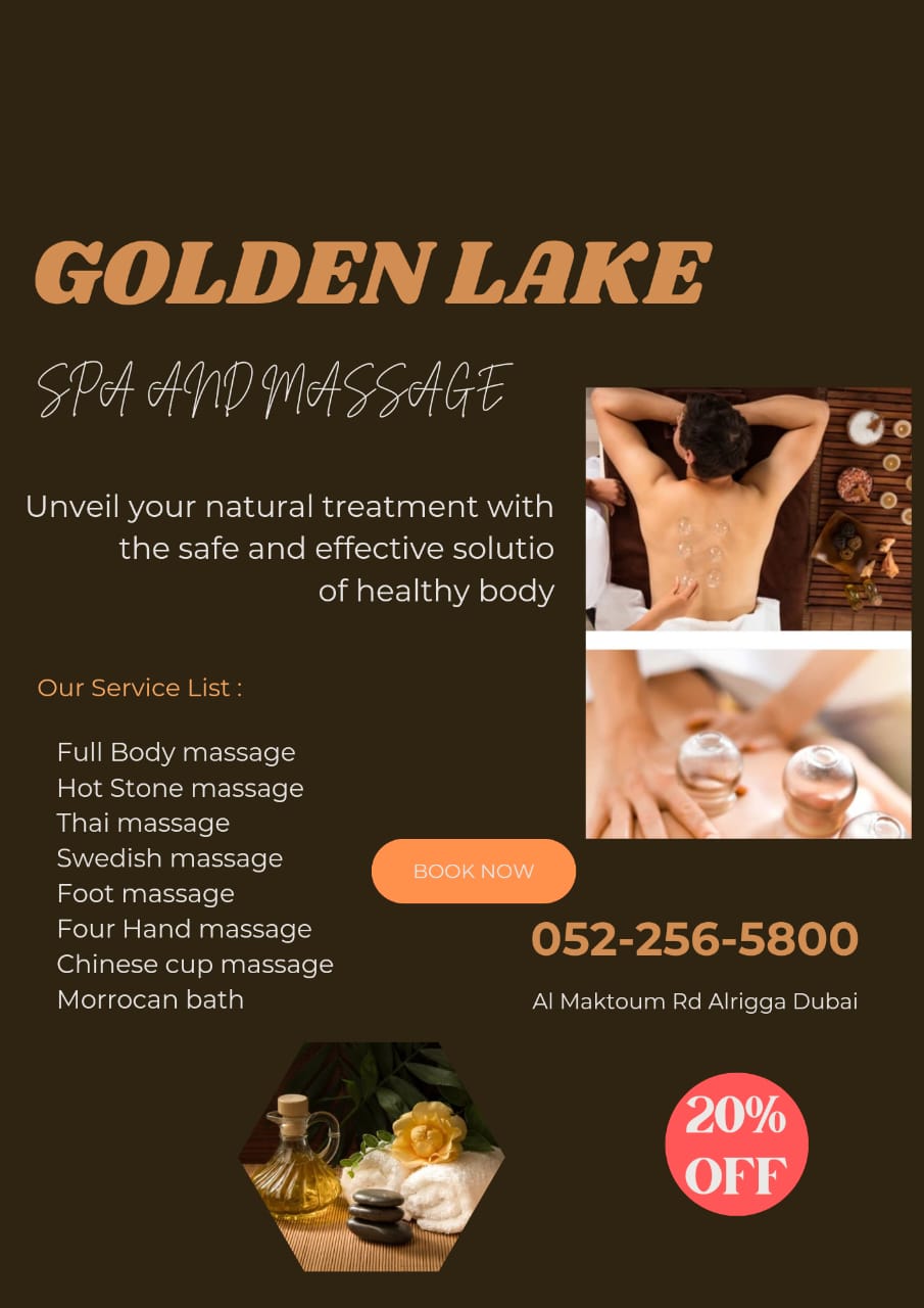 Golden Lake Spa Massage in Dubai