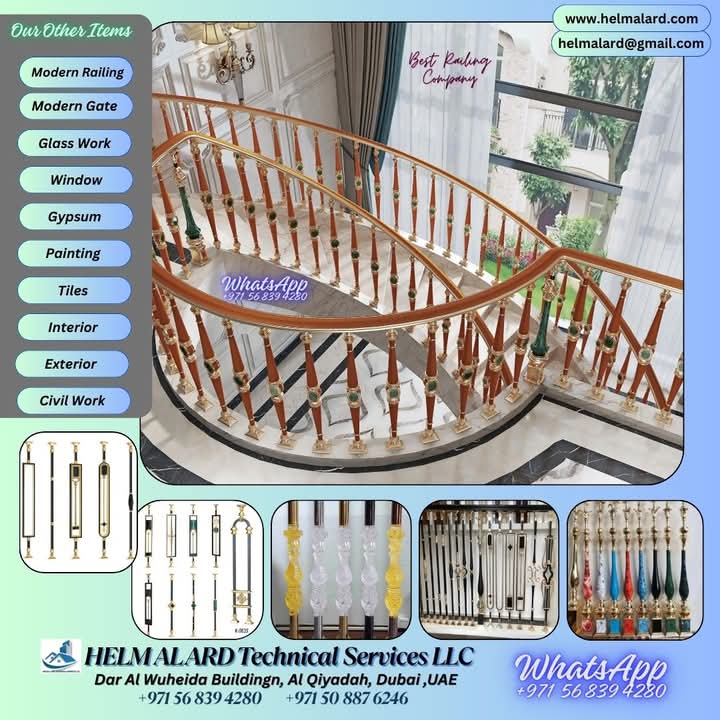 Railing Staircases Manufacturing In Duba