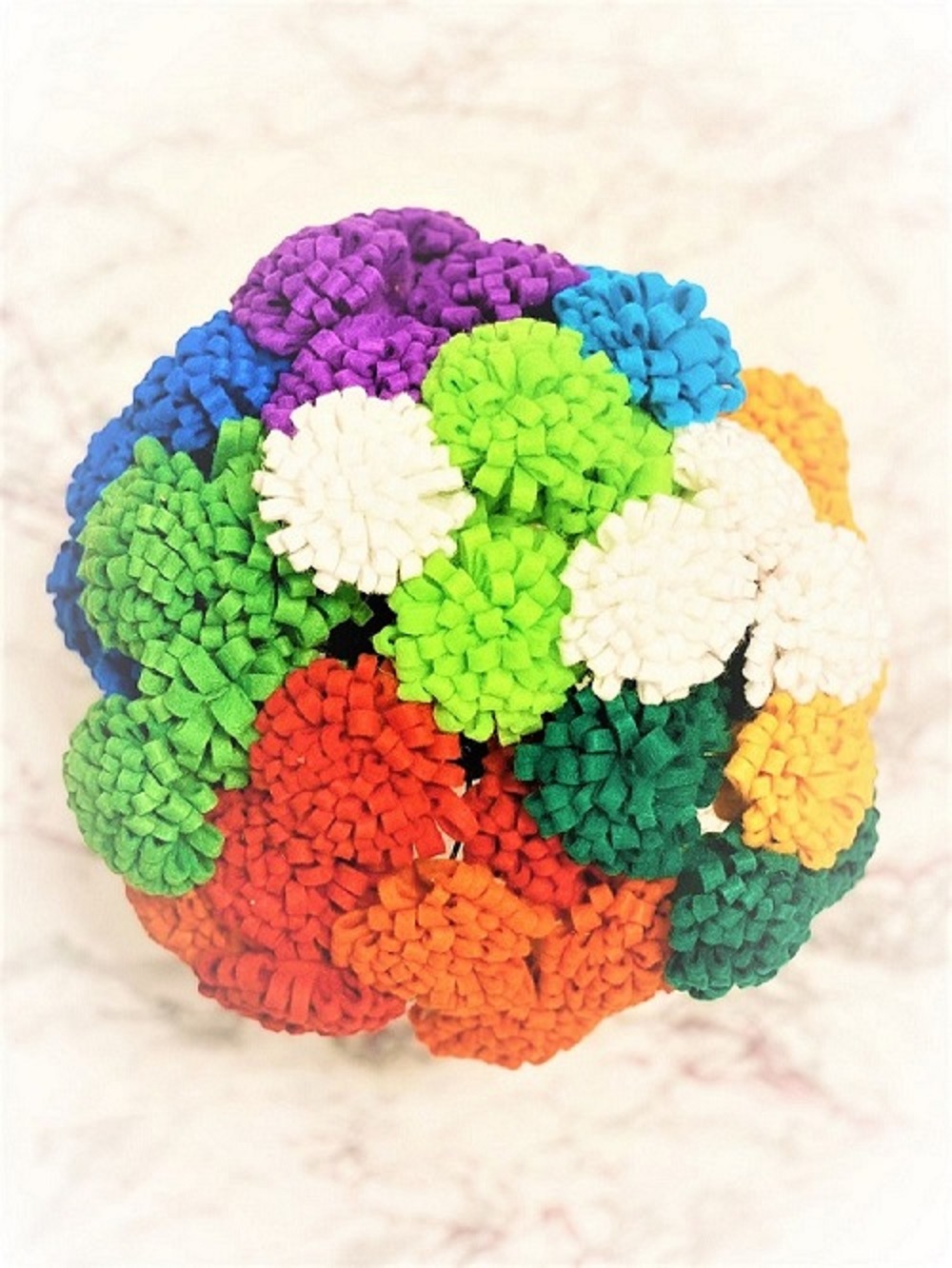 Foam Sponge Paper Flower Multi Colors Flower