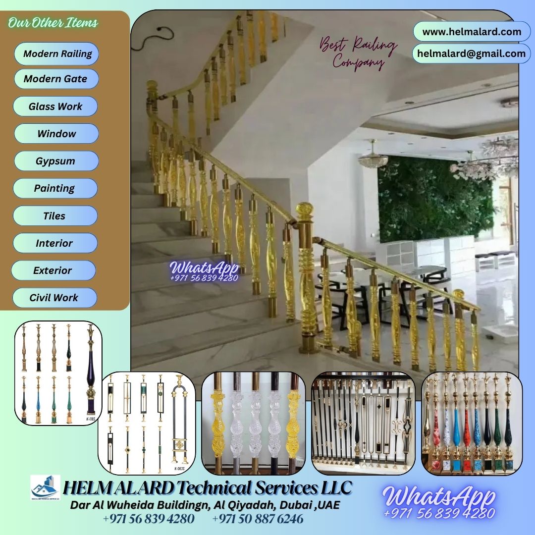 Acrylic Staircase Installation In Villa And Apartment Dubai