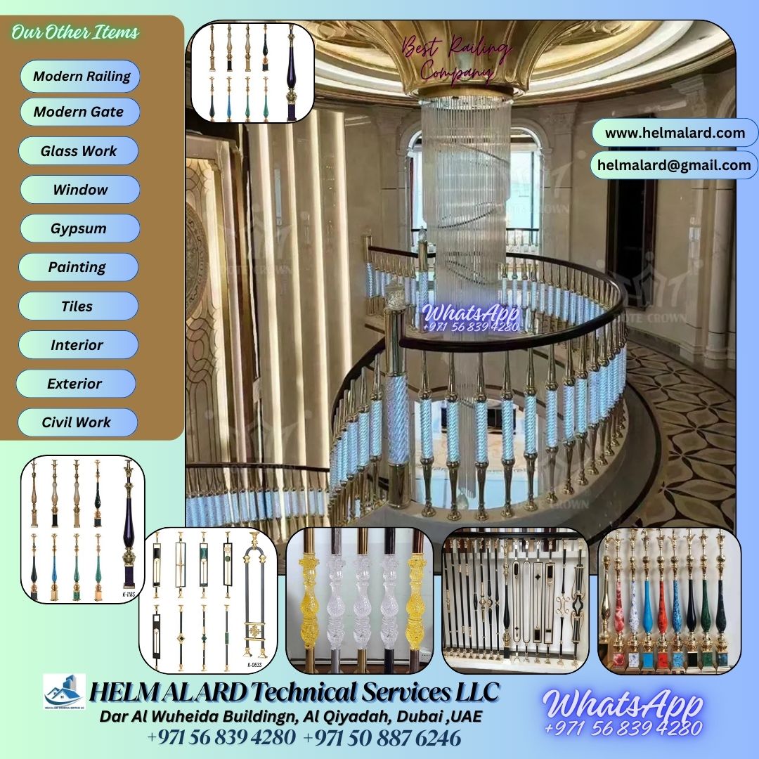 Acrylic Staircase Installation In Villa And Apartment Dubai