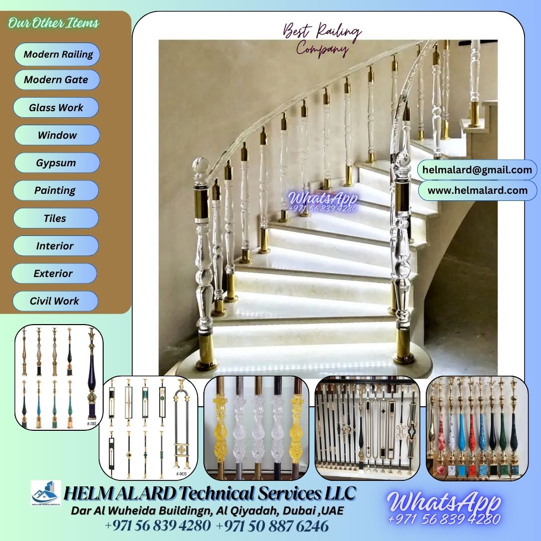 Glass Balustrade Balcony Handrail Glass Fencing Dubai Uae