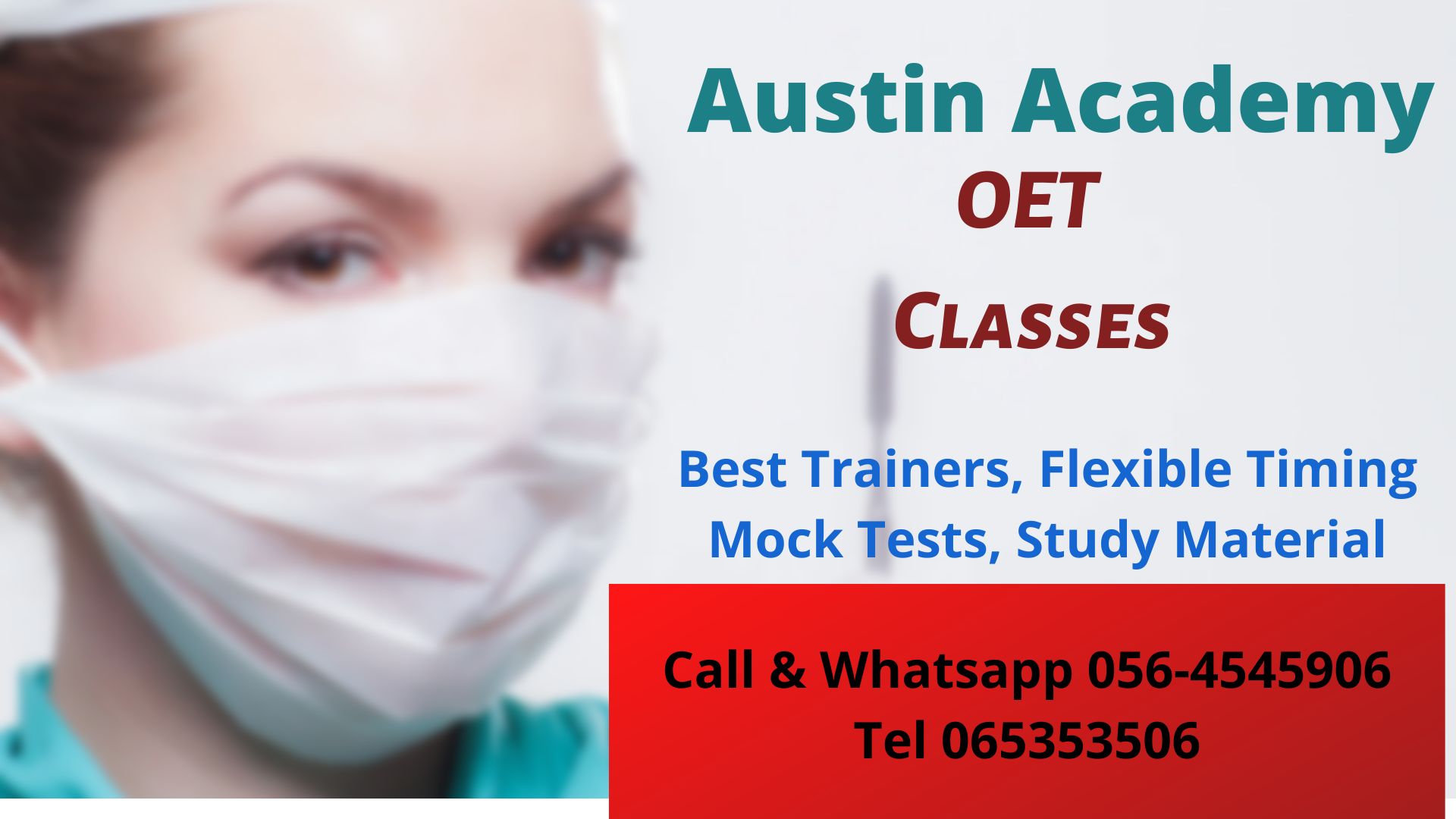 Oet Classes In Sharjah With Special Offer Call 0502870097