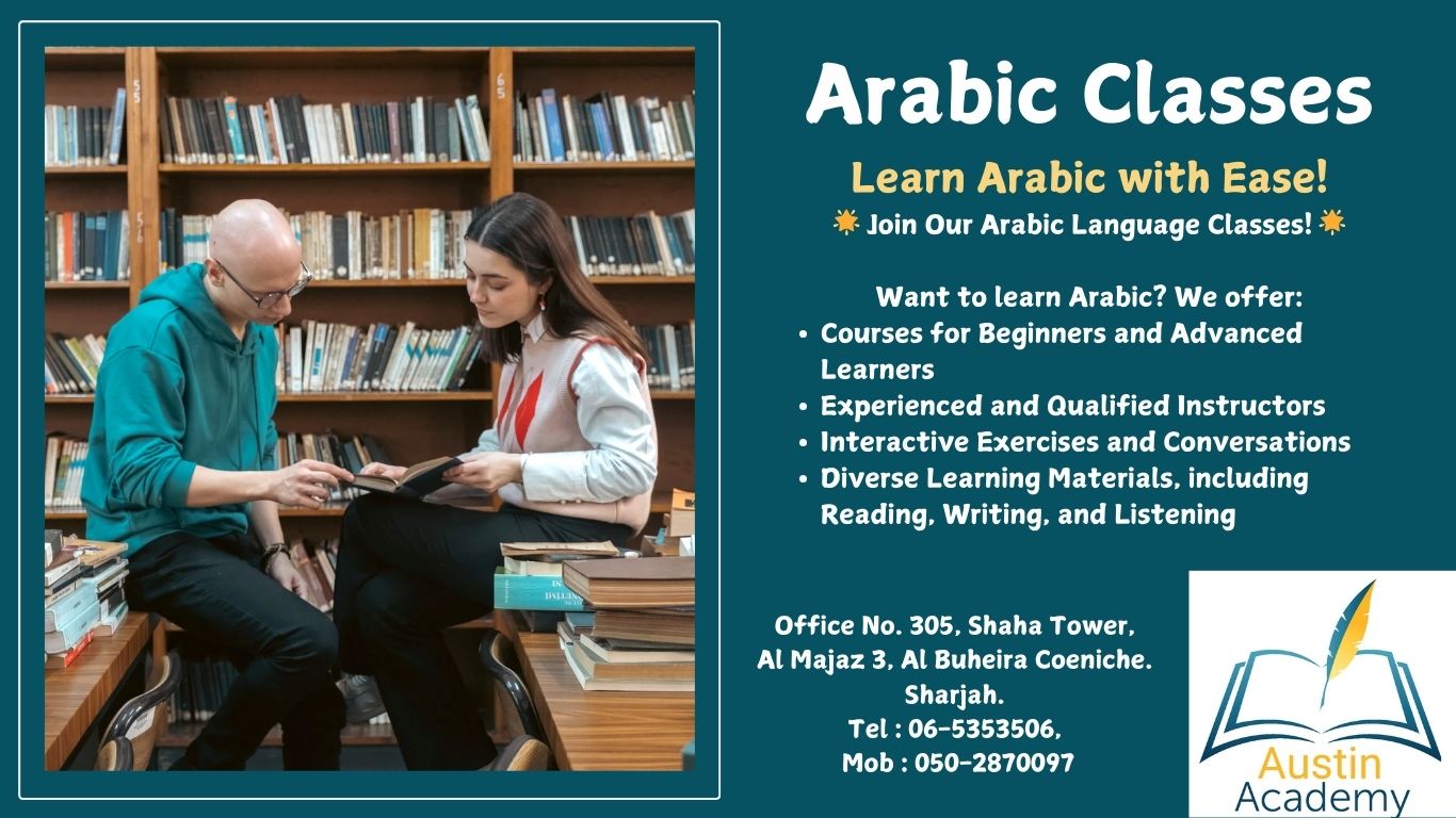 Spoken Arabic Classes In Sharjah With Discount, Call 0502870097