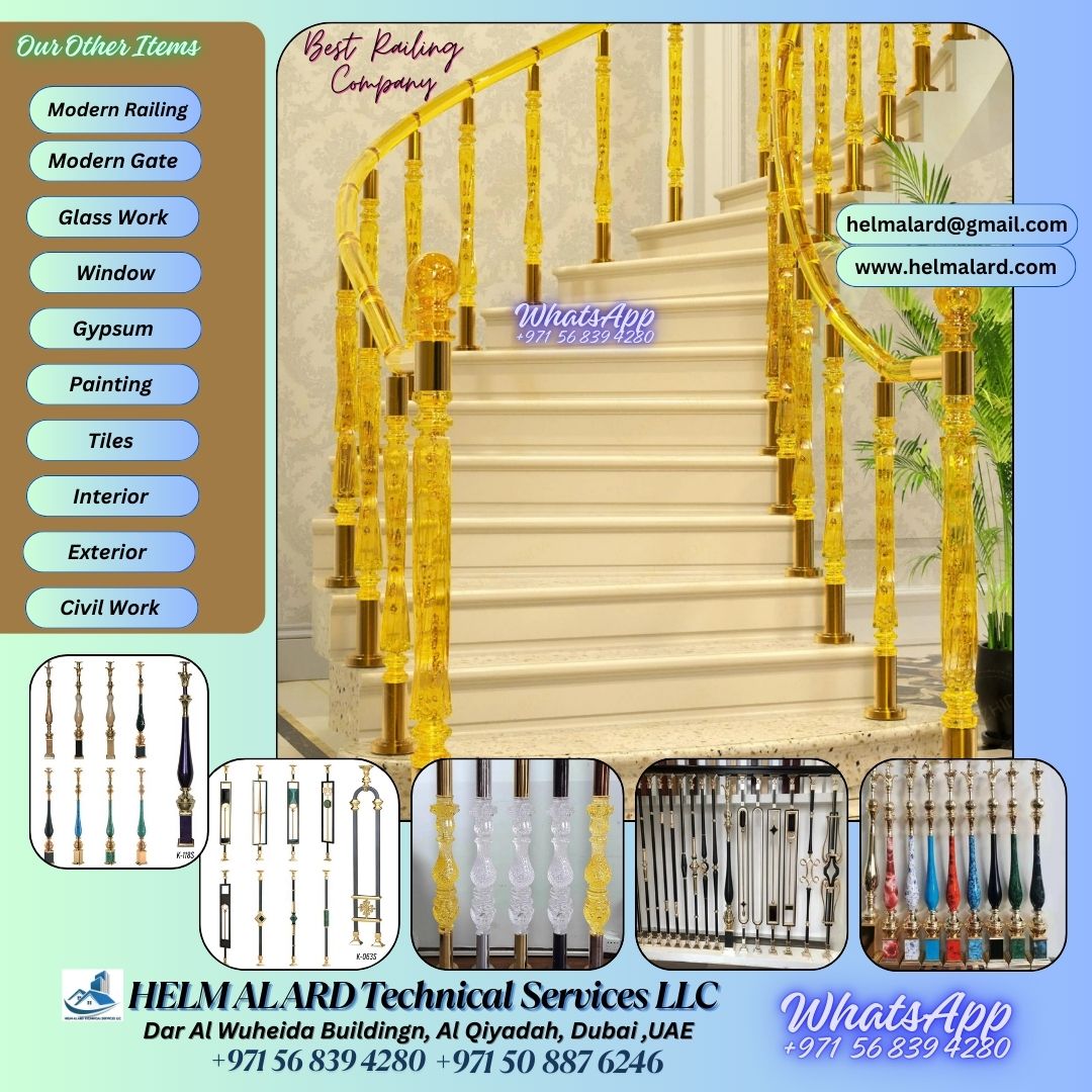 Glass Balustrade Balcony Handrail Glass Fencing Dubai Uae