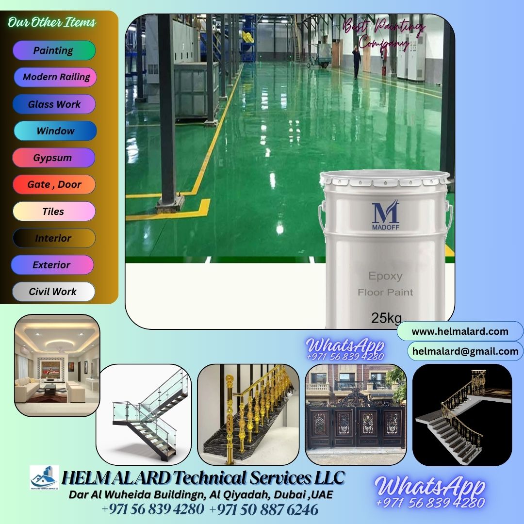 Industrial Epoxy Painting Work In Ajman,sharjah,dubai,uae