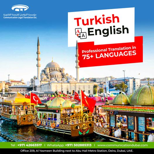 English To Turkish Translation in Dubai