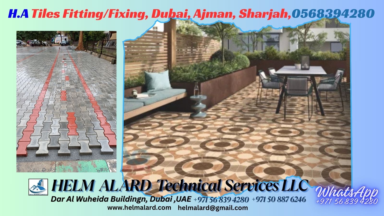 Intalock Fixing Sub Contractor In Sharjah,dubai,uae