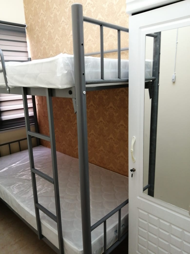 Closed Partition Room With Window, Bunk Bed And 2 Sharing Bathrooms 401 Room 3