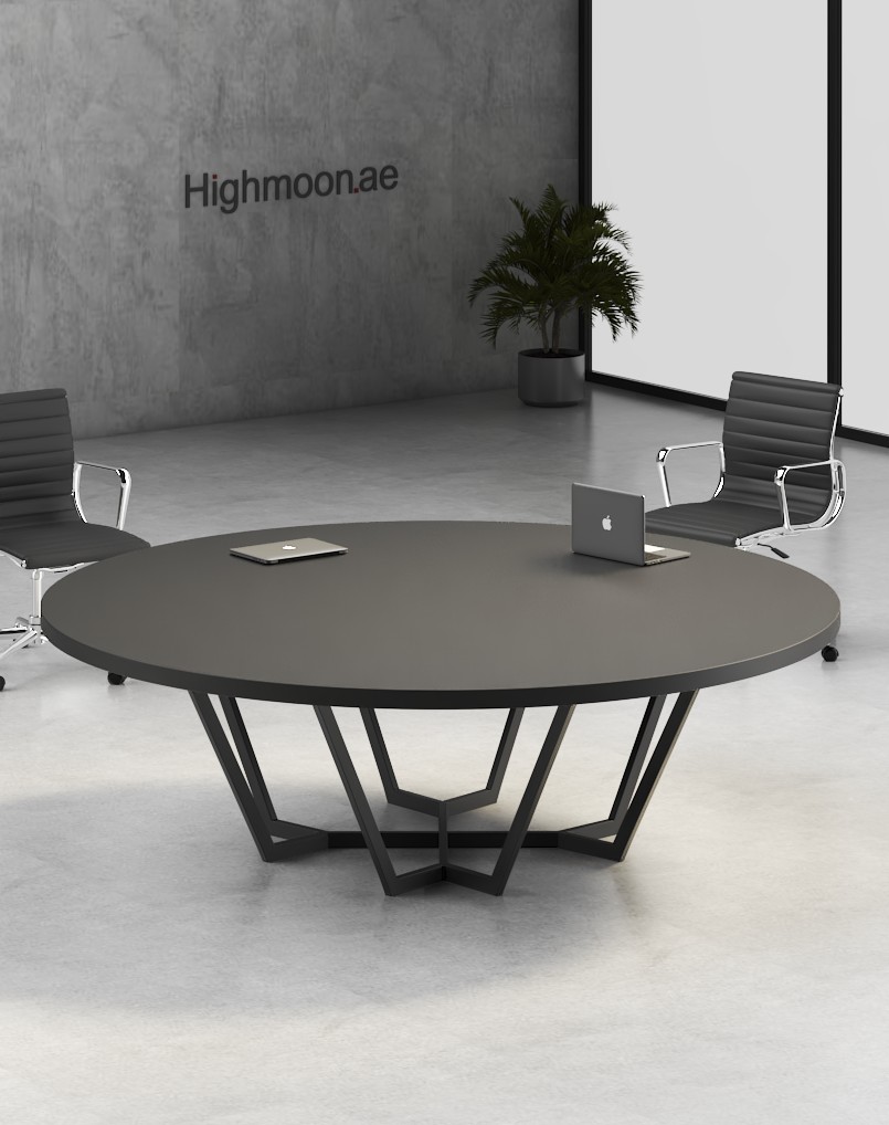 Upgrade Your Professional Workspace With The Stylish And Durable Jade Round Meeting Table