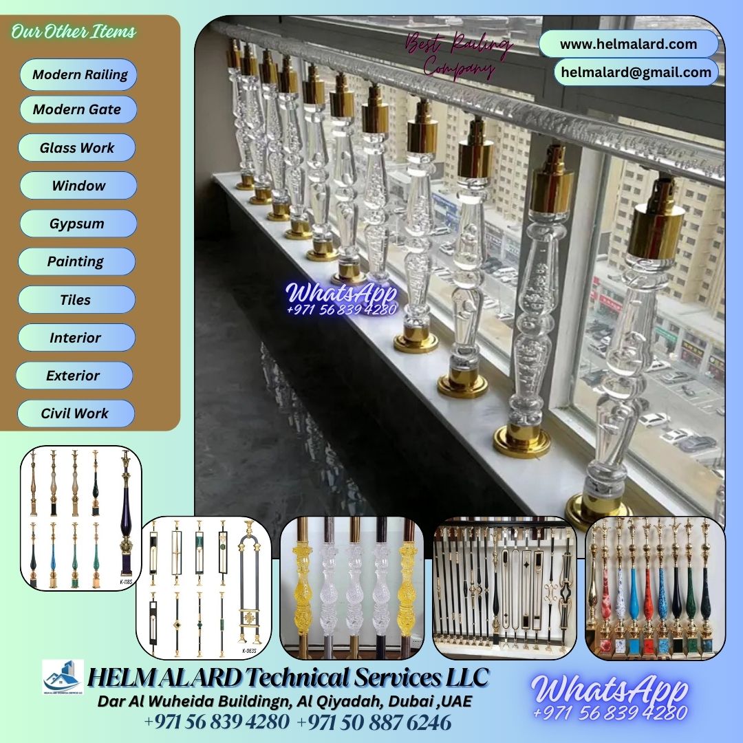Acrylic Staircase Installation In Villa And Apartment Dubai
