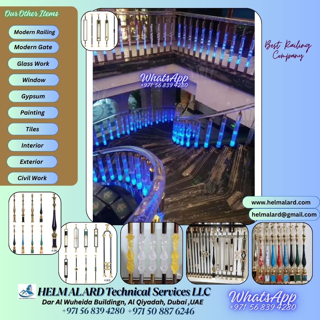 Acrylic Staircase Installation In Villa And Apartment Dubai