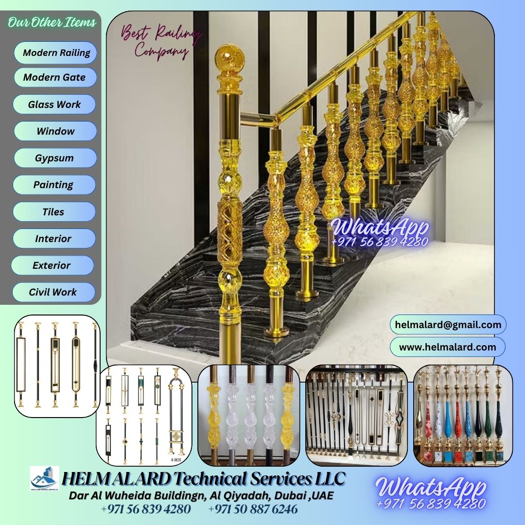 Acrylic Staircase Installation In Villa And Apartment Dubai