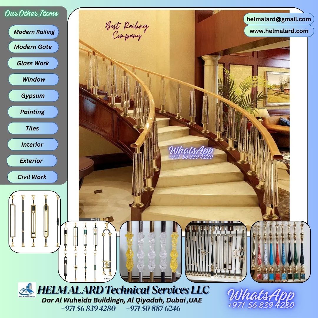 Acrylic Staircase Installation In Villa And Apartment Dubai