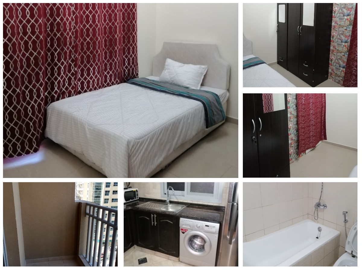 Closed Partition Room With Private Balcony And Sharing Full Bathroom With Bathtub All Inclusive Bufy