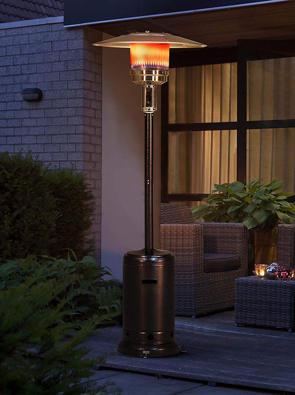 Patio Heater Gas And Electric For Sale Mushroom And Pyramid