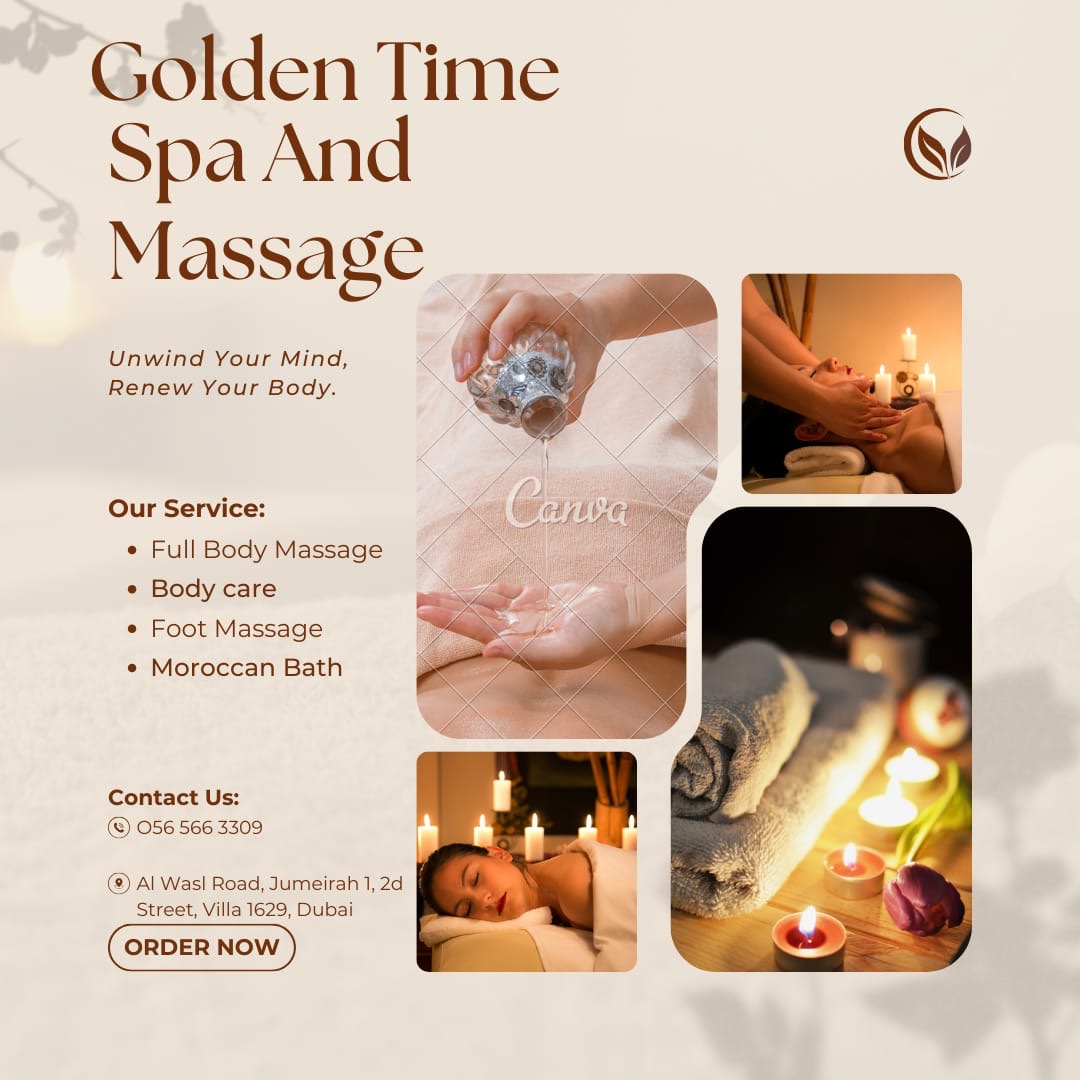 Golden Time Spa And Massage 02 12 2024 in Dubai