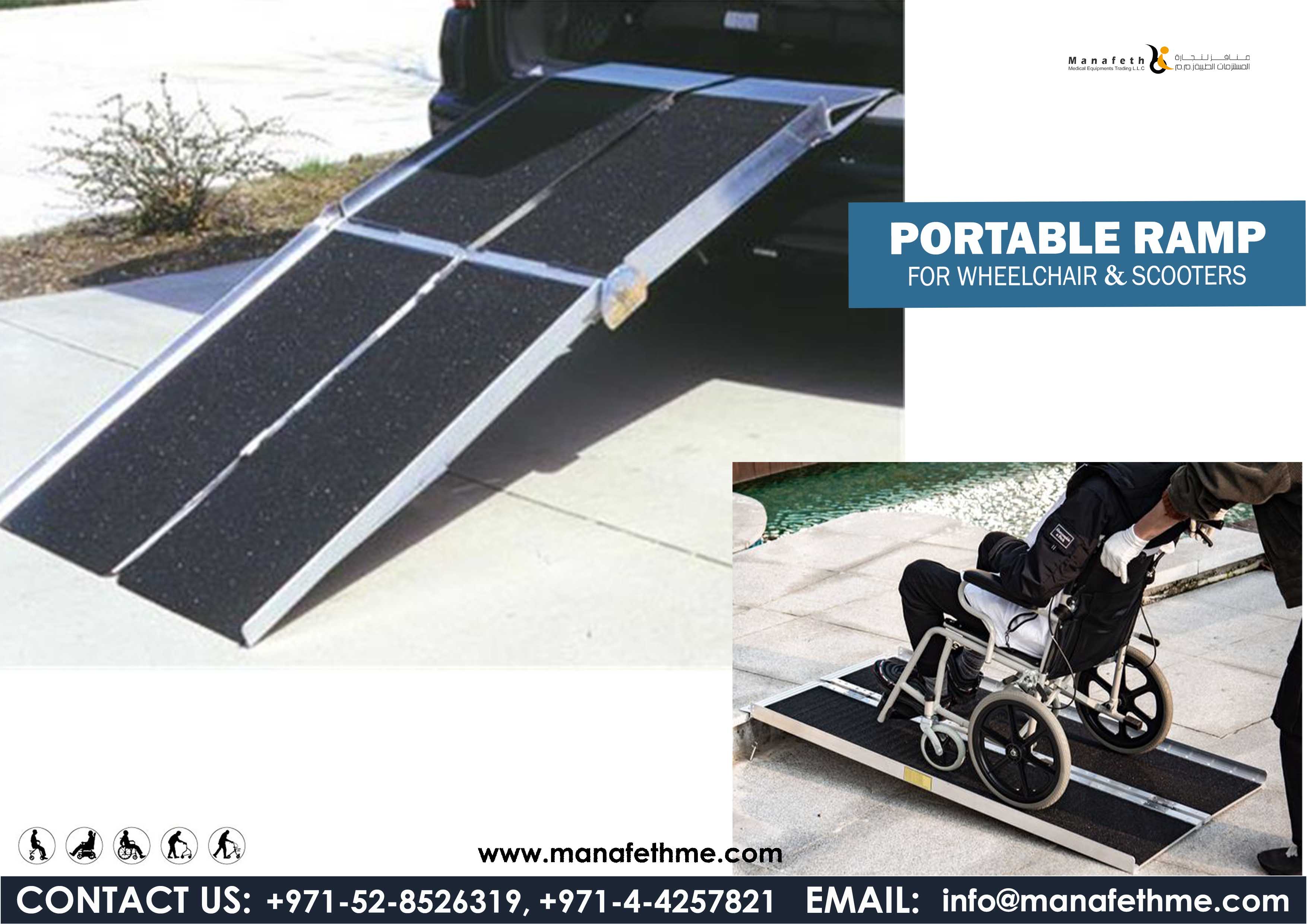 Portable Ramp In Dubai For Wheelchair, For Sale And For Rental, Best ...