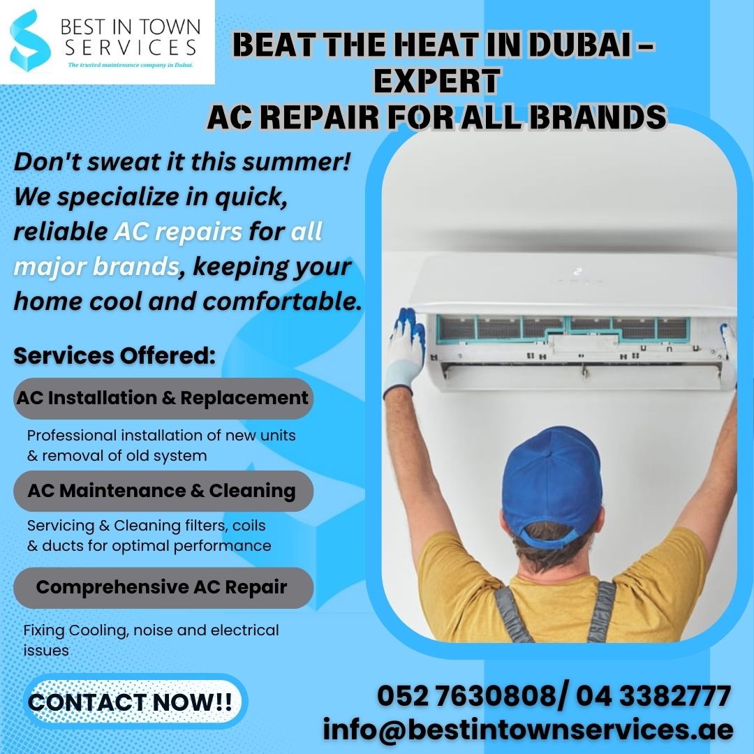 Air Conditioner Repair Services Beat The Heat In Dubai
