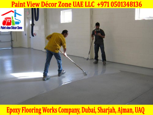 Epoxy Flooing Works Ajman Sharjah Dubai 0501348136
