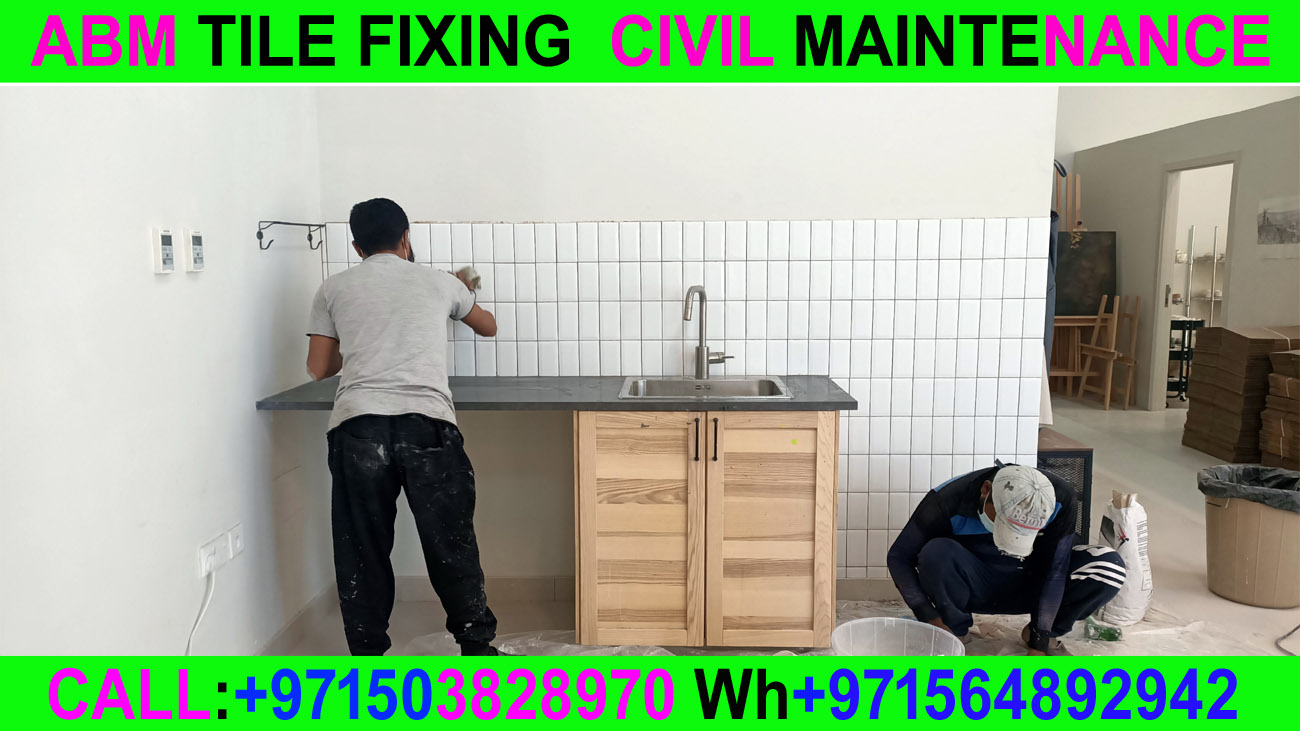 Porcelain Floor Tiles Fixing Contractor Dubai Ajman Sharjah