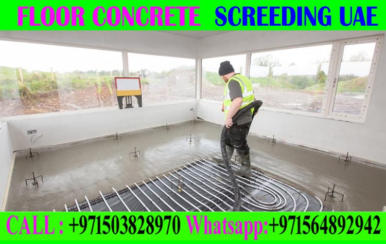 Concrete Floor Screeding Contractor Ajman Dubai Sharjah