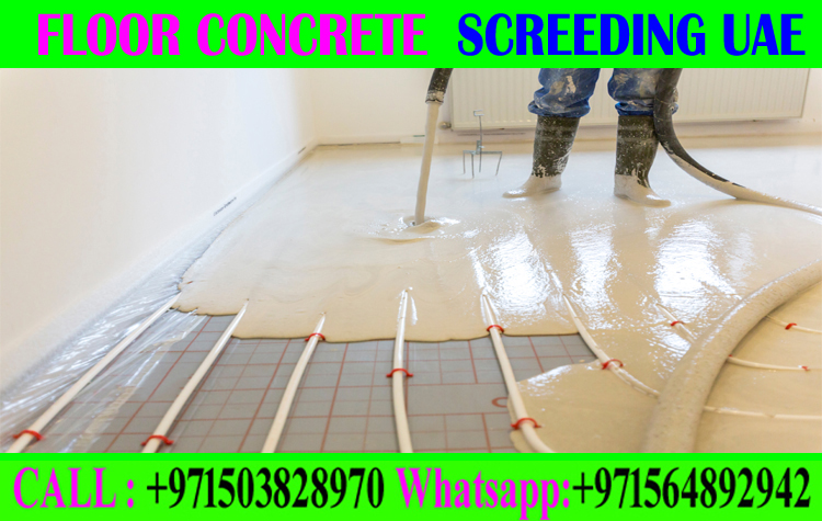 Concrete Floor Screeding Contractor Ajman Dubai Sharjah