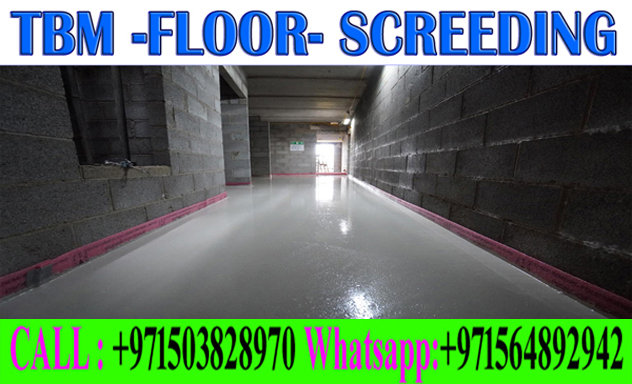 Micro Topping Floor Screeding Finishing Company +971503828970