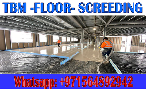 Self Leveling Screeding Company In Ajman Dubai Sharjah