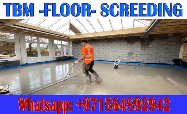 Concrete Floor Screeding Contractor In Ajman Dubai Sharjah