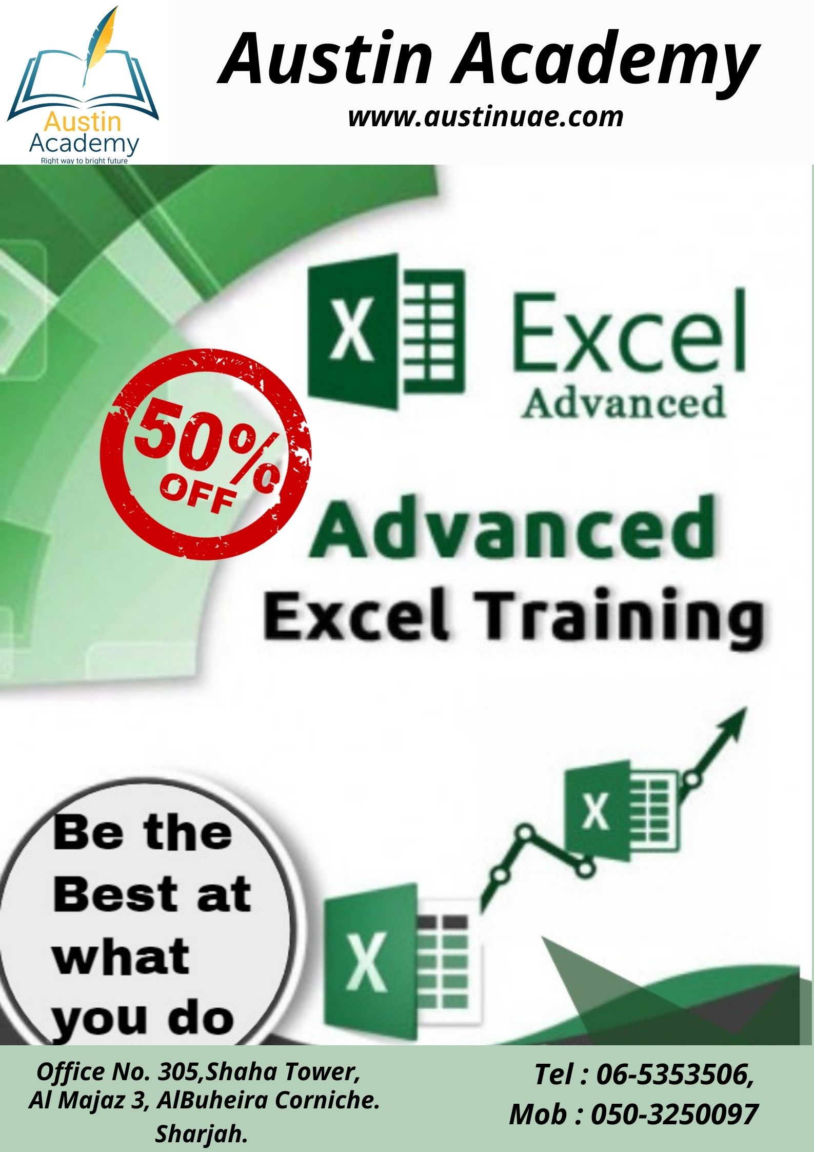 Ms Office Classes In Sharjah With Best Offer 0588197415