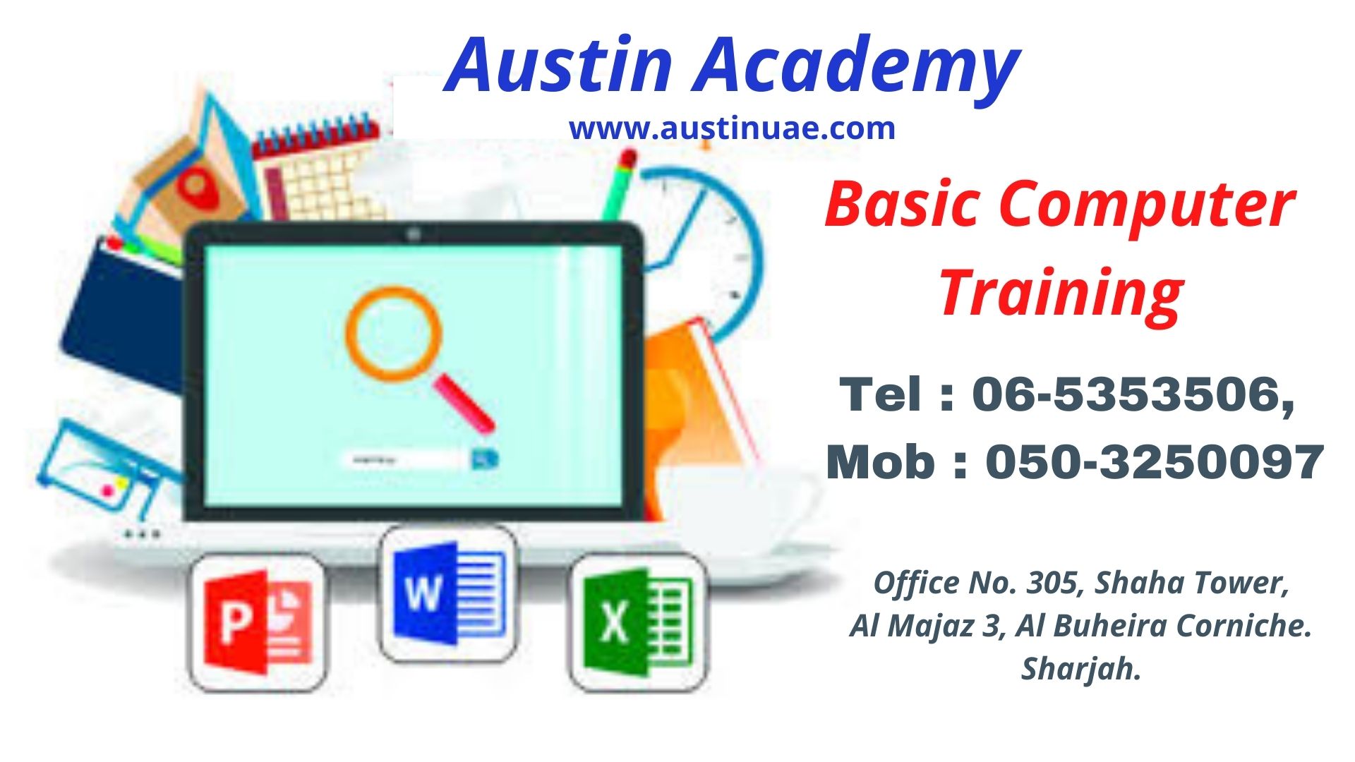 Ms Office Training In Sharjah With Best Discount Call 0503250097