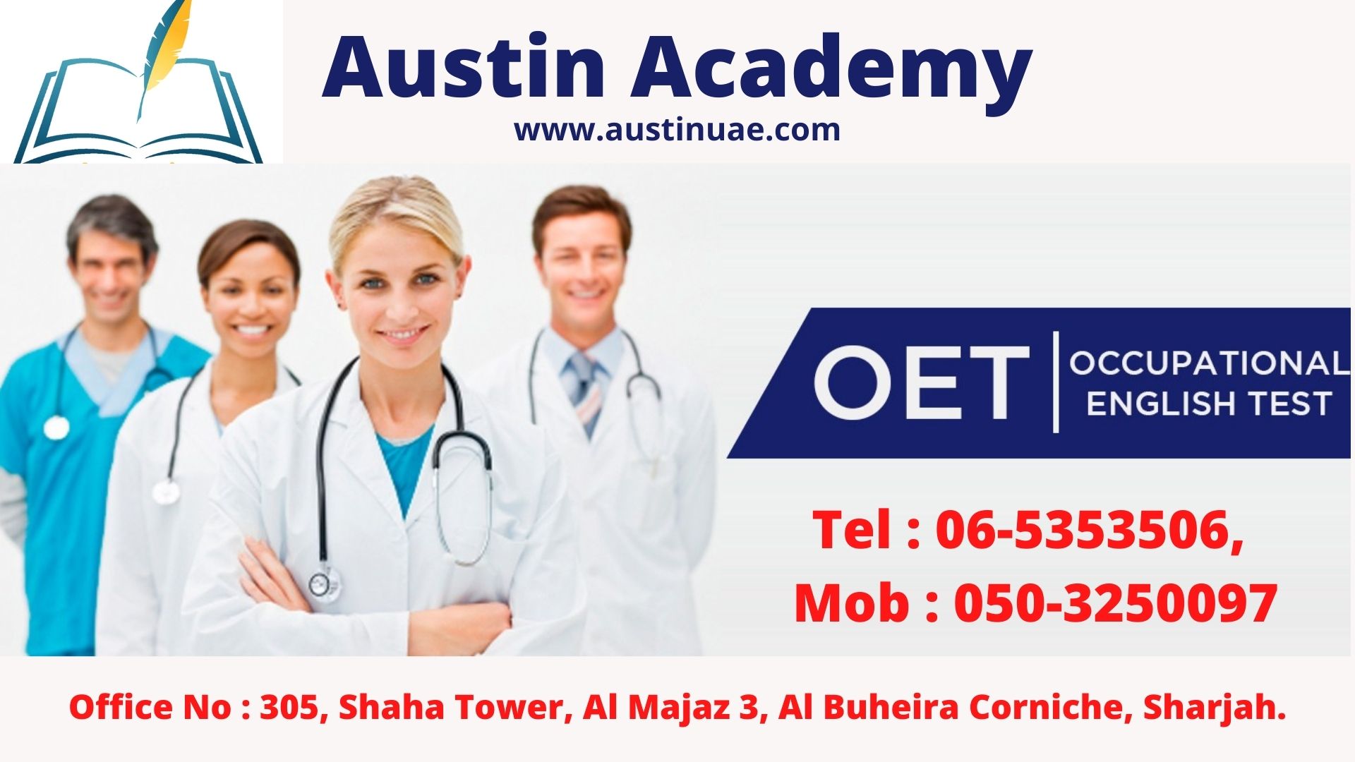 Oet Classes In Sharjah With Best Offer 0588197415