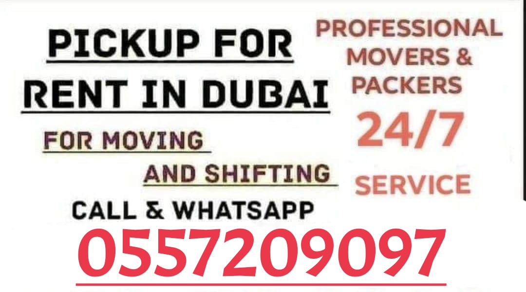 Call For Pick Up Moving Shifting 0557209097