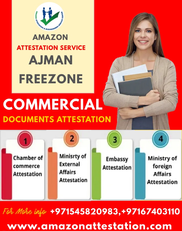 Commercial Documents Attestation In Ajman