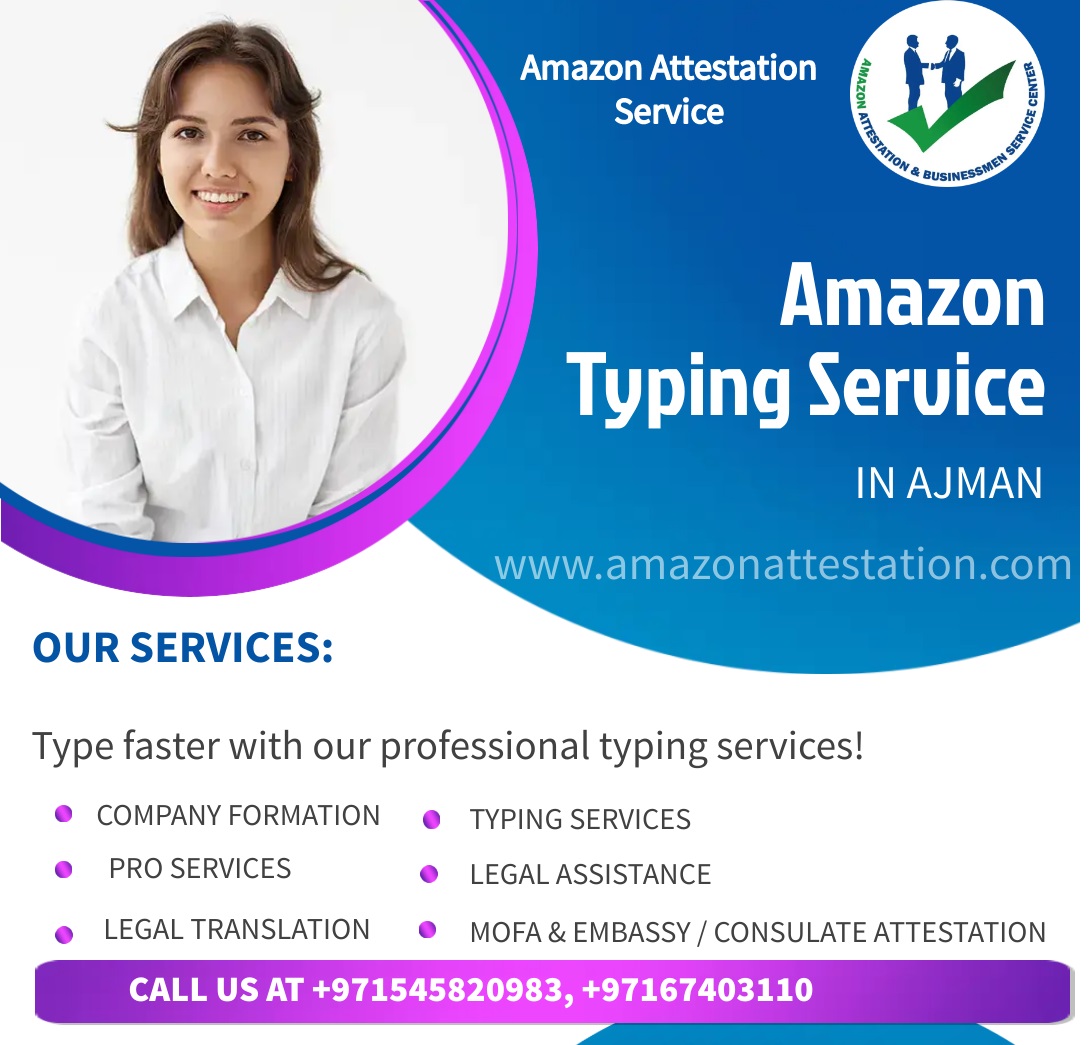 Typing Center In Ajman