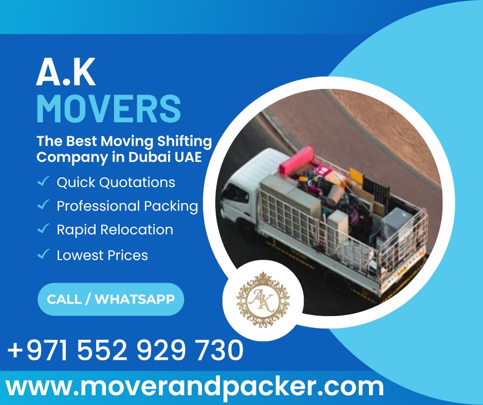 Ak Movers Cheapest Moving Services Dubai 0552929730