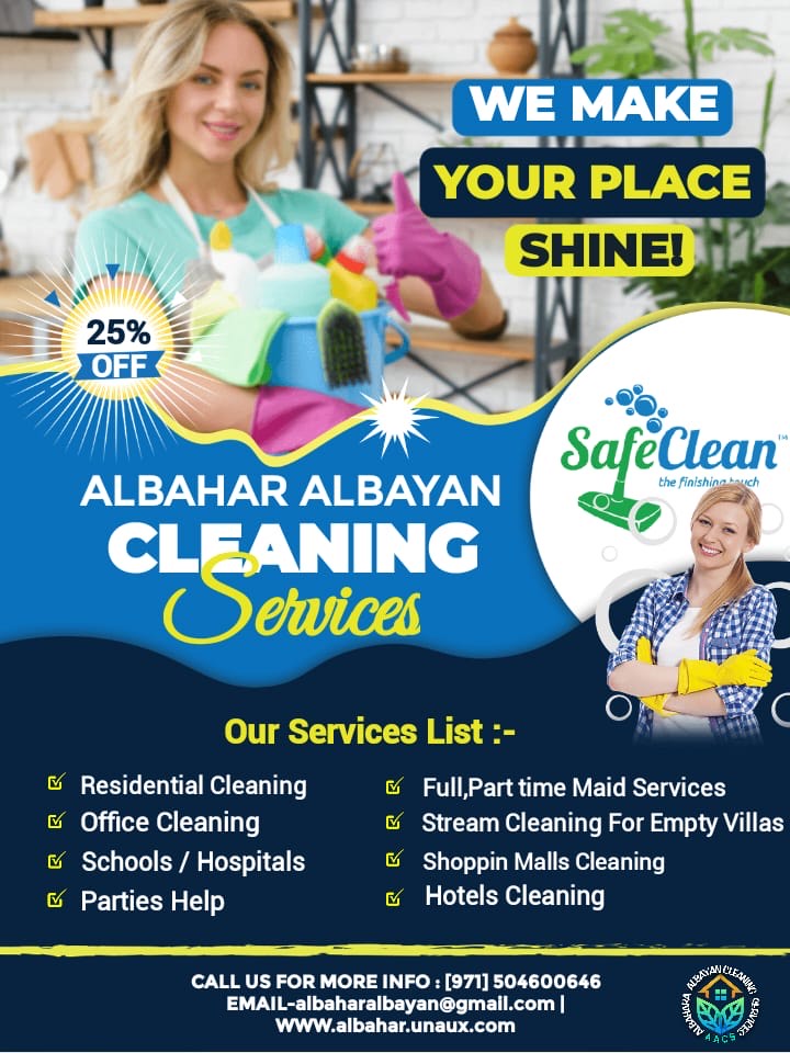 Cleaning Services In Dubai Only On 25 Aed