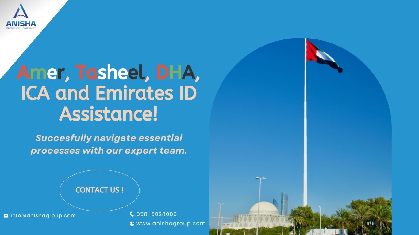 Amer, Tasheel, Dha, Ica And Emirates Id Assistance