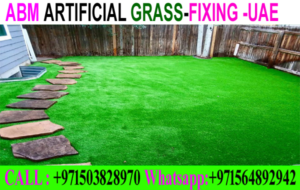 Outdoor Artificial Grass Fixing Company Ajman Sharjah Dubai