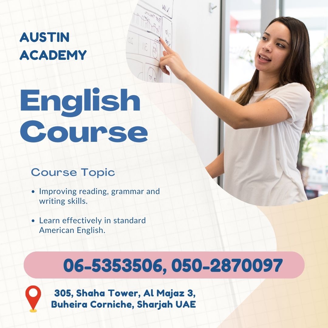 English Language Classes With Best Offer In Sharjah 050 2870097