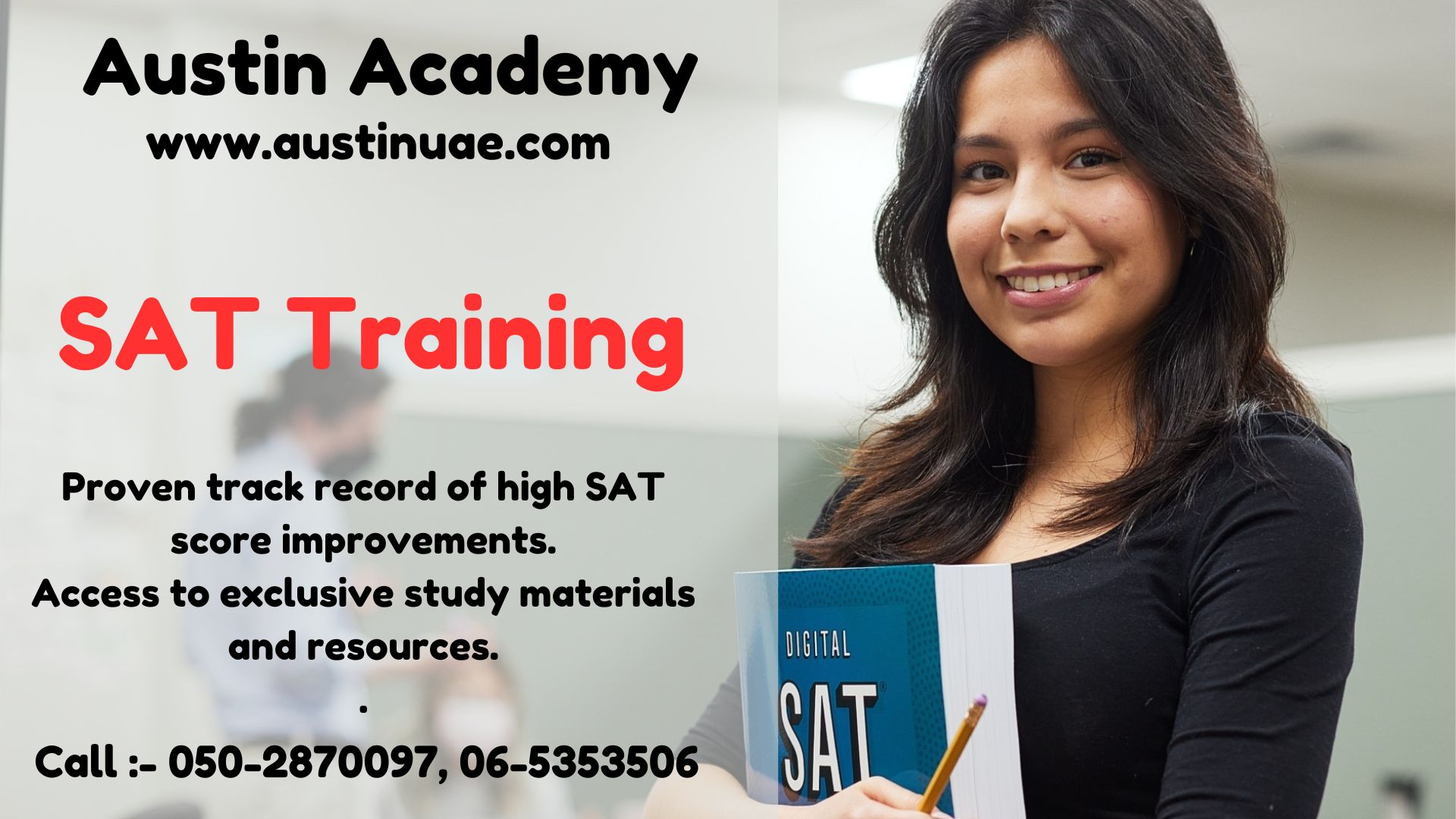 Sat Training In Sharjah With Offer Call 0502870097