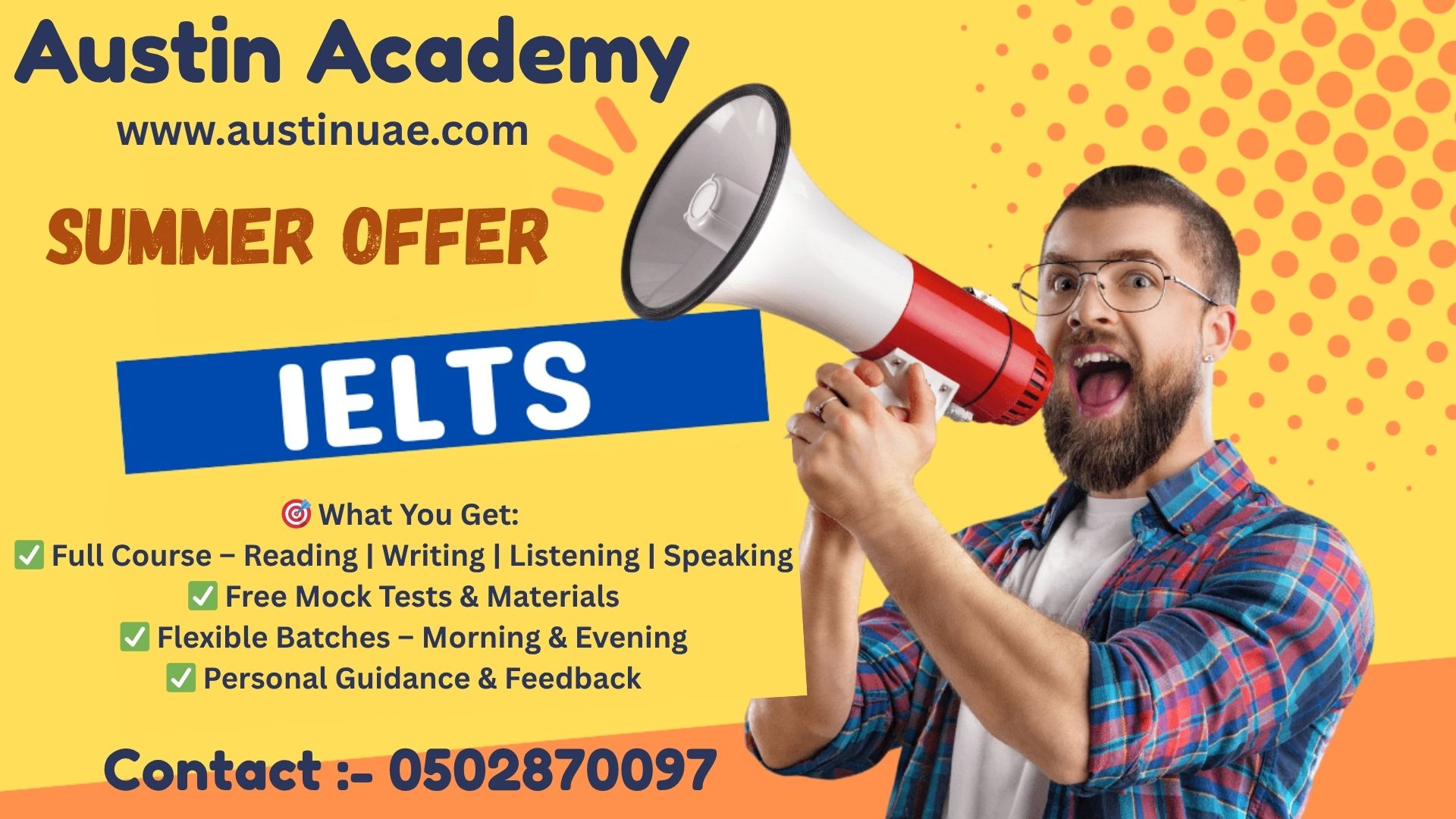 Ielts Classes In Sharjah With Summer Offer Call 0502870097