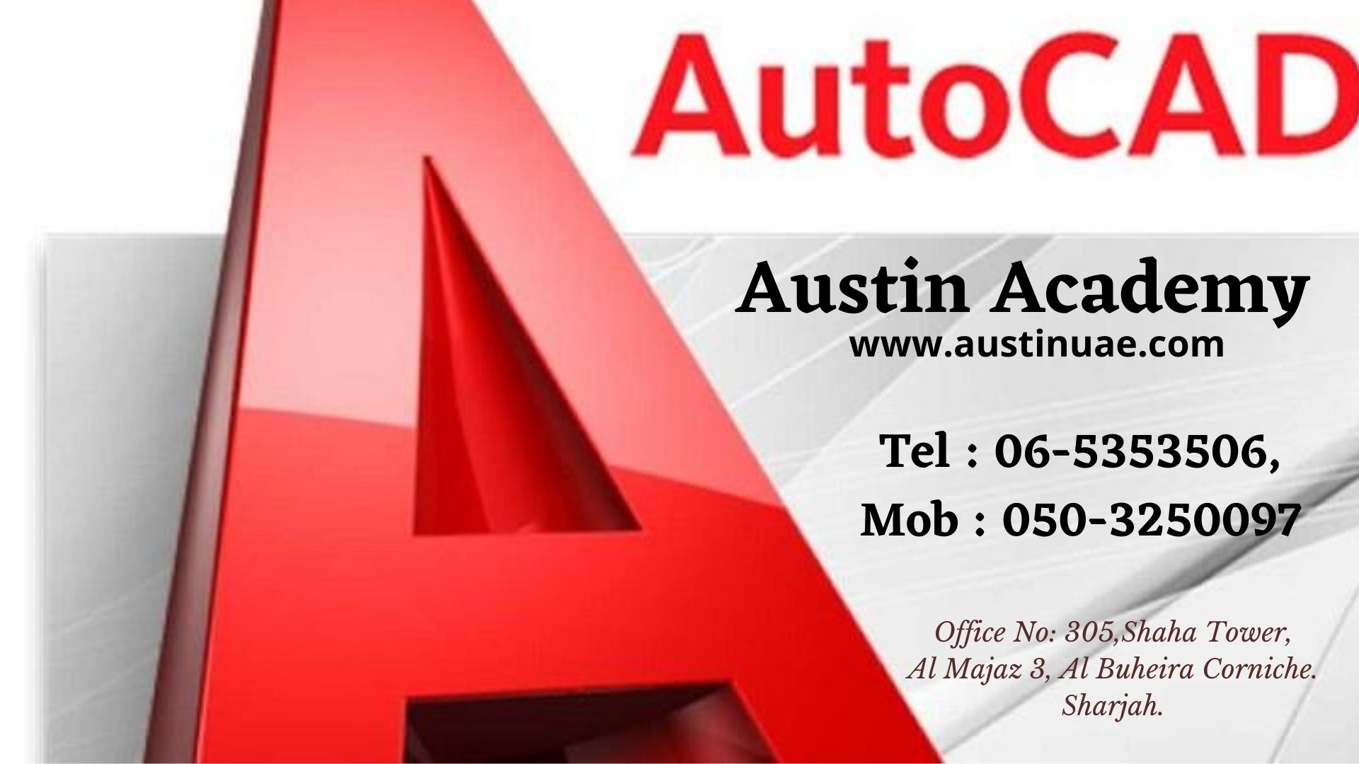 Autocad Classes In Sharjah With Best Offer 0503250097