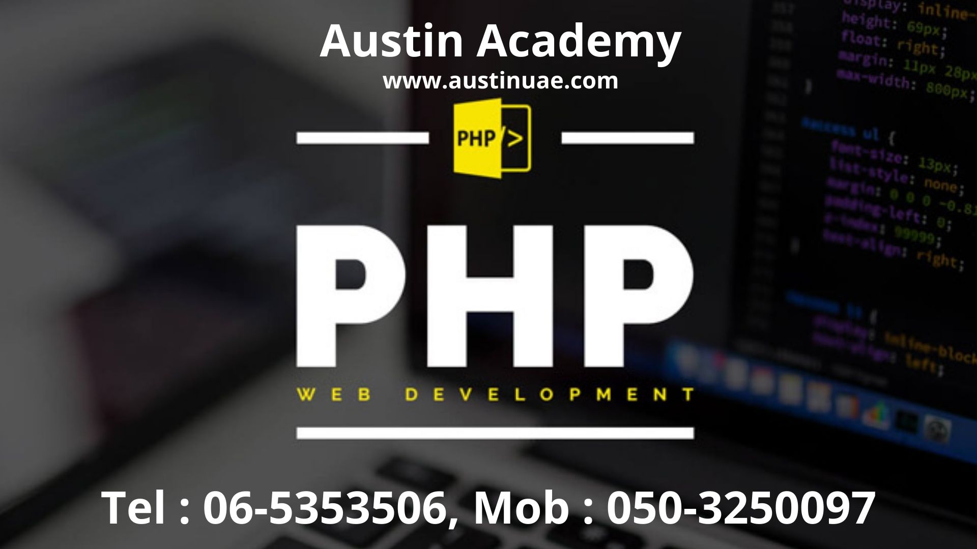 Php Classes In Sharjah With Best Discount Call 05881974155