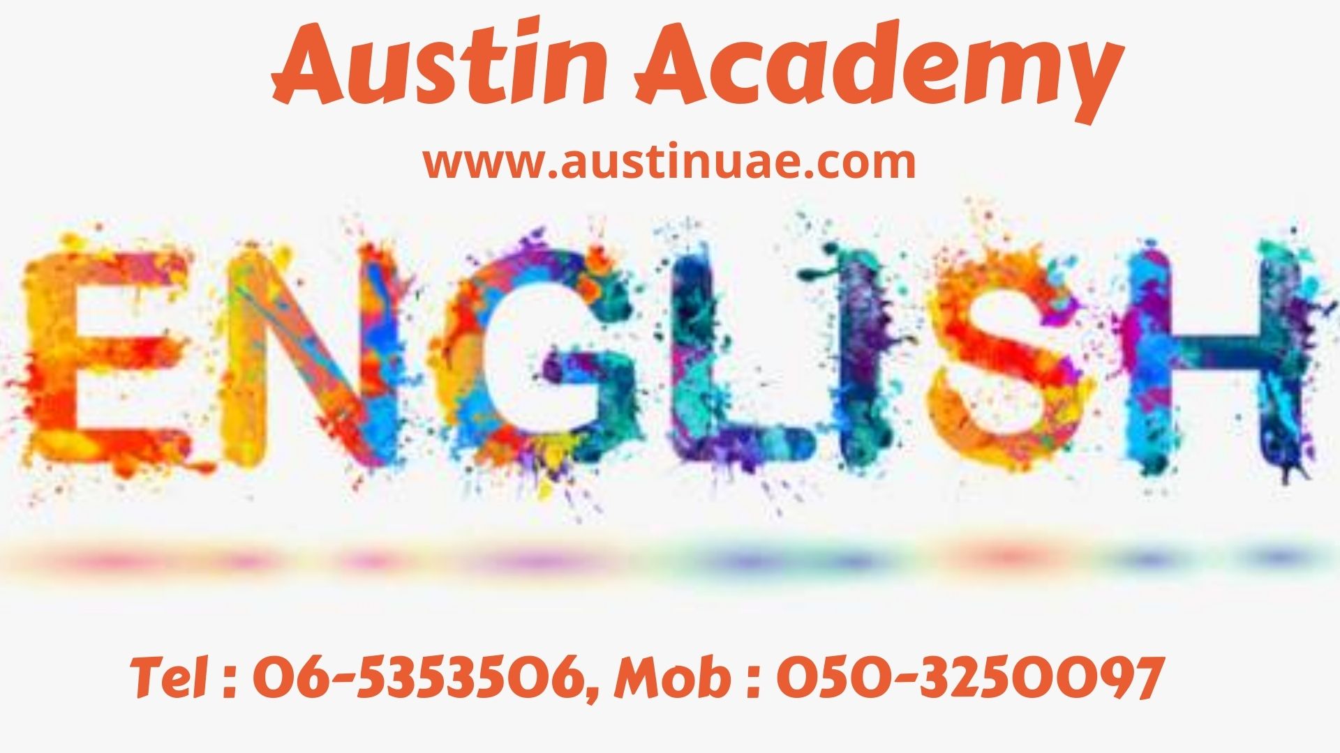 English Language Class In Austin Academy Call 0509249945