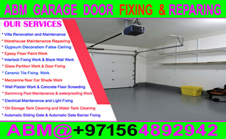 Automatic Garage Door Fixing And Maintenance Company In Dubai Ajman Sharjah