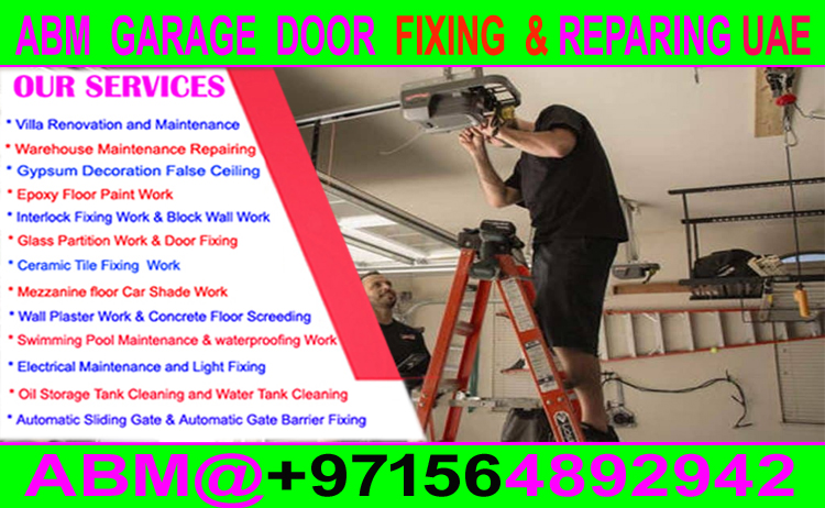 Automatic Garage Door Fixing And Maintenance Company In Dubai Ajman Sharjah