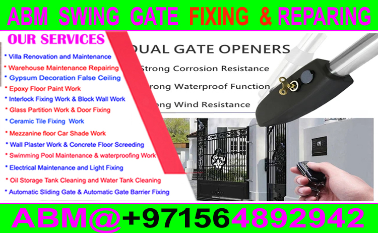 Automatic Garage Door Fixing And Maintenance Company In Dubai Ajman Sharjah